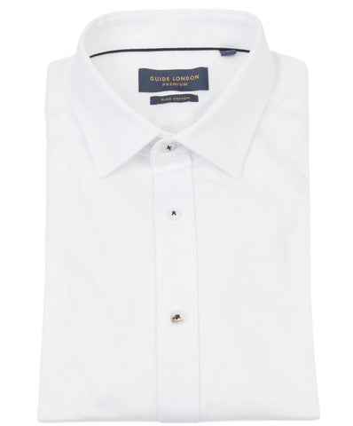 Long Sleeve Piquet Jersey Shirt