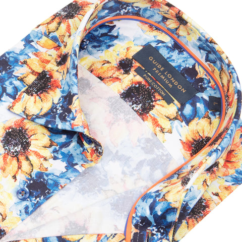 Long Sleeve Layered Flower Print
