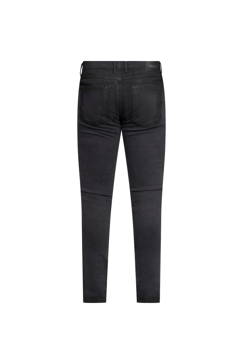 Black Distressed Slim Jeans