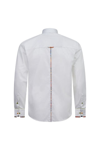 White Shirt with Paint Trim