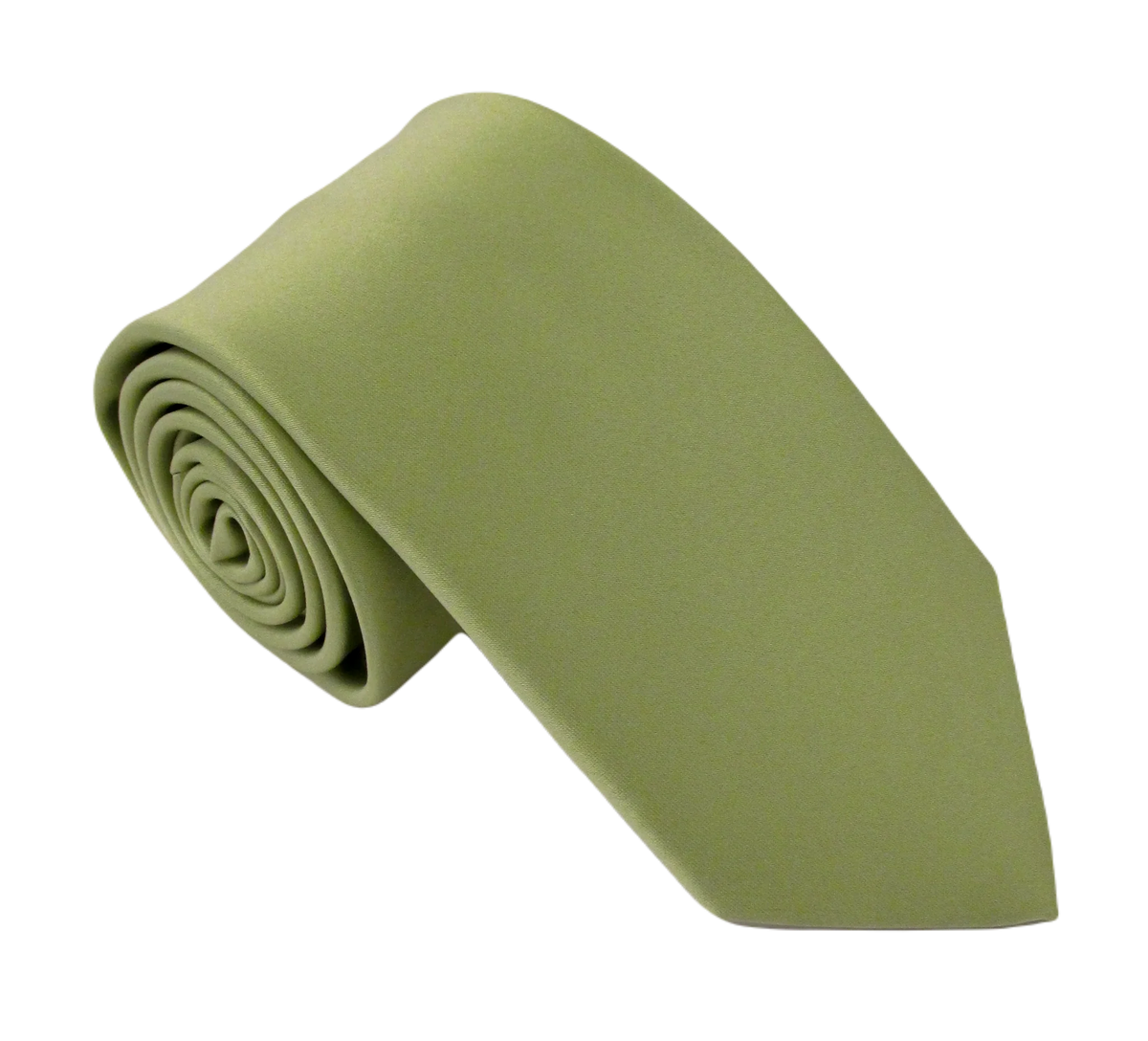 Fern Green Satin Wedding Tie