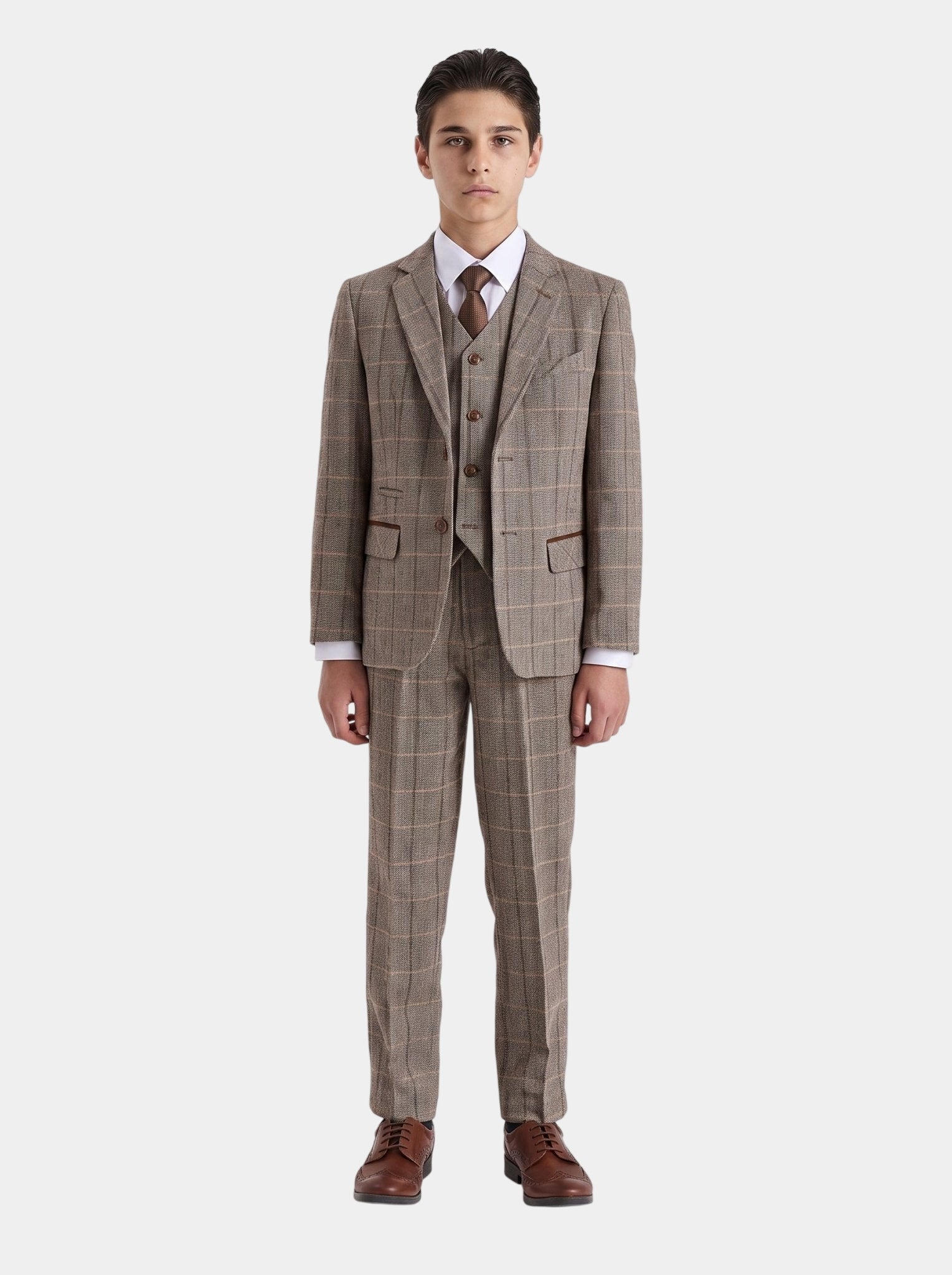 Device - Boy's Harris Brown Three Piece Suit