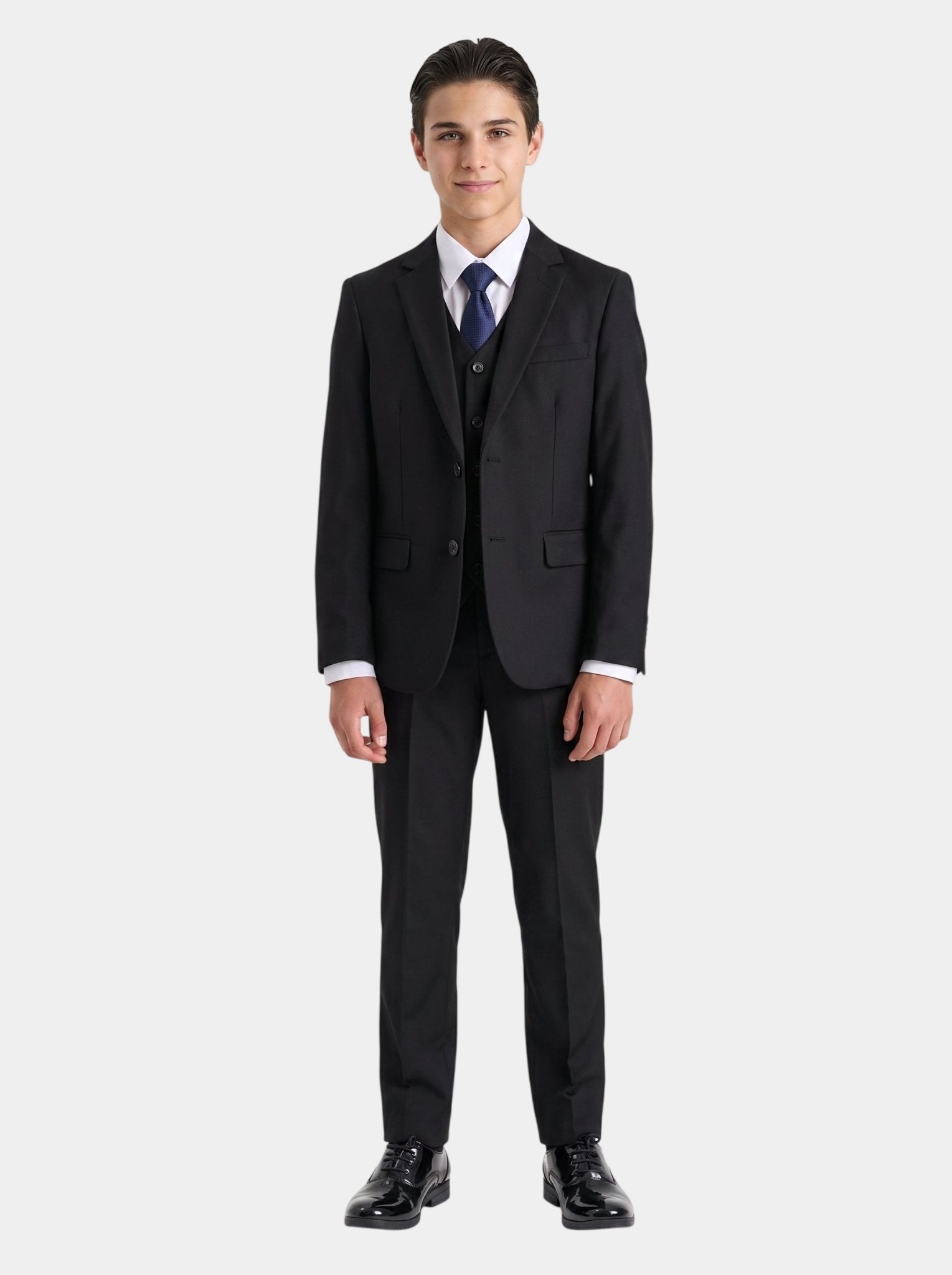 Device - Boy's Parker Black Three piece Suit