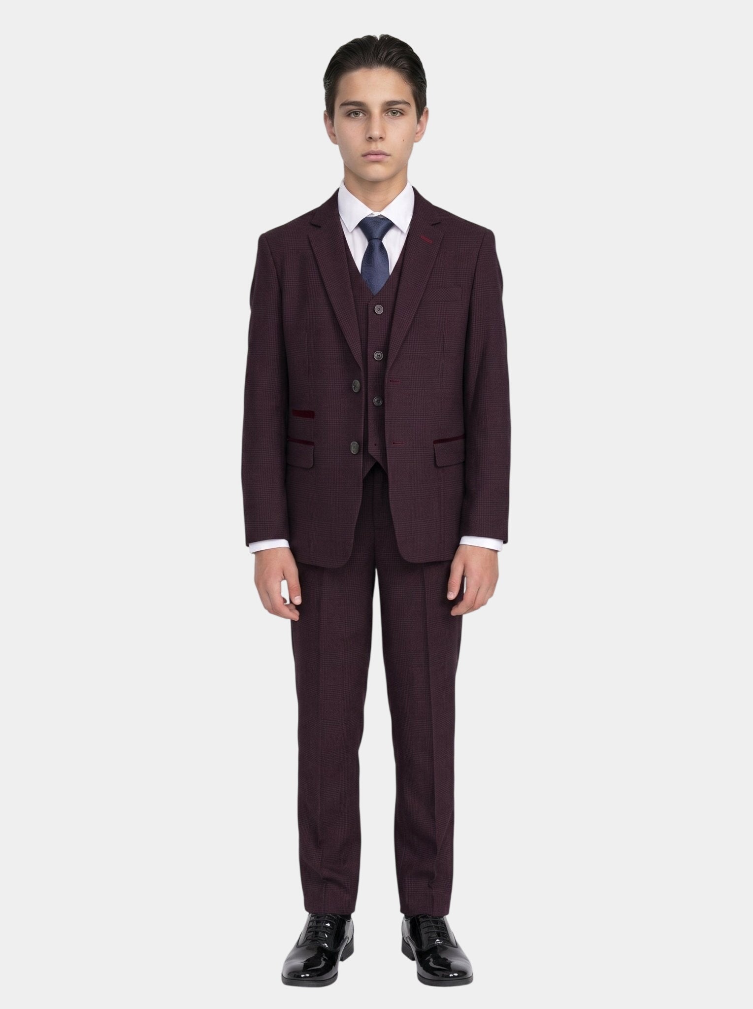 Device - Boy's Regent Wine Three Piece Suit