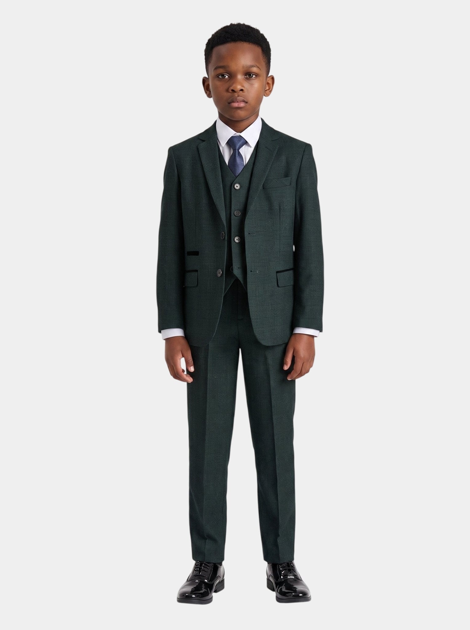 Device - Boy's Regent Olive Three Piece Suit