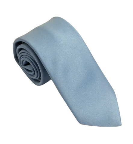 Cornflower Satin Wedding Tie