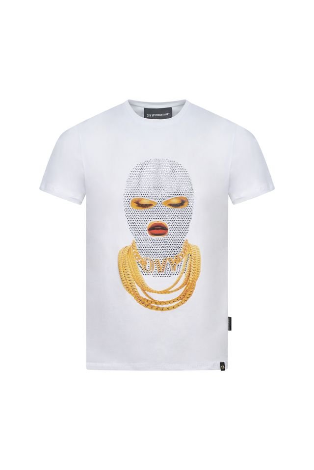 Ovy Vestimentaire Masked Queen White Tee