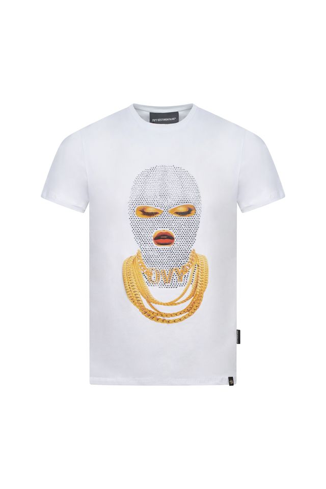 Ovy Vestimentaire Masked Queen White Tee