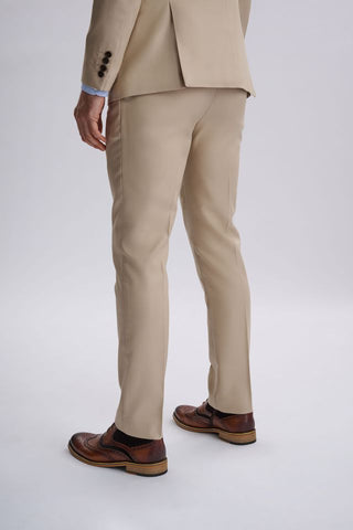 Diaz Beige Three Piece Suit