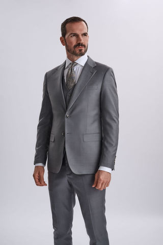 Fabio Grey Three Piece Suit