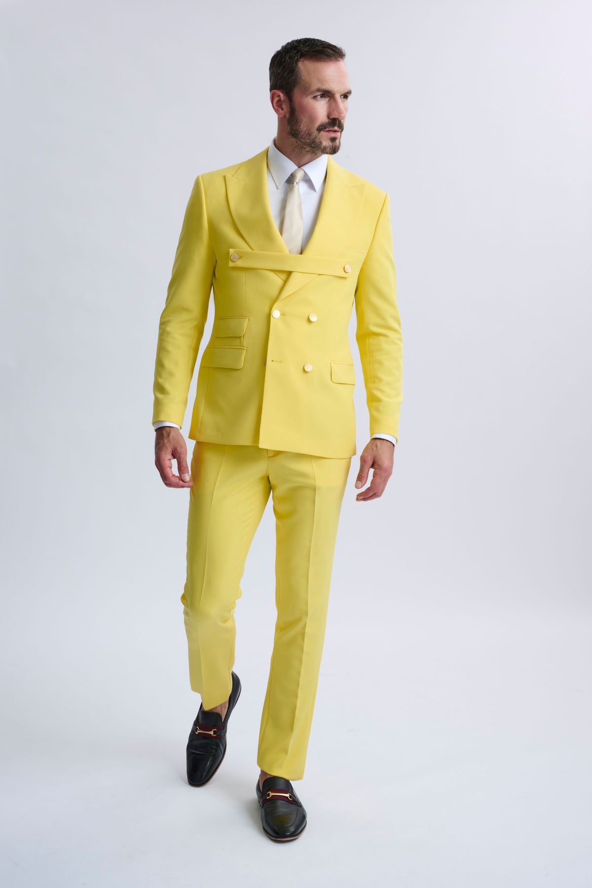 Vittore 2-Piece Yellow Suit