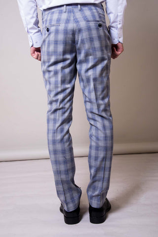 Marc darcy Jack Grey Checked Trousers