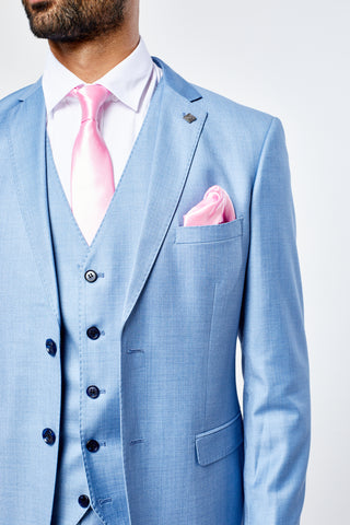 Charles Blue Three Piece Suit