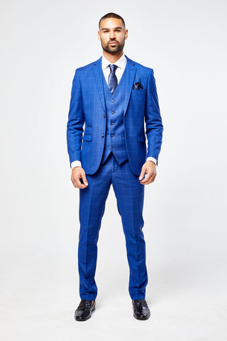 Rover Blue Men's Three Piece Suit