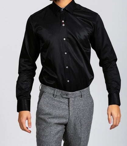 Marc Darcy Alfie Black Long Sleeve Shirt