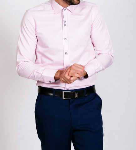 Marc Darcy Alfie Pink Long Sleeve Shirt