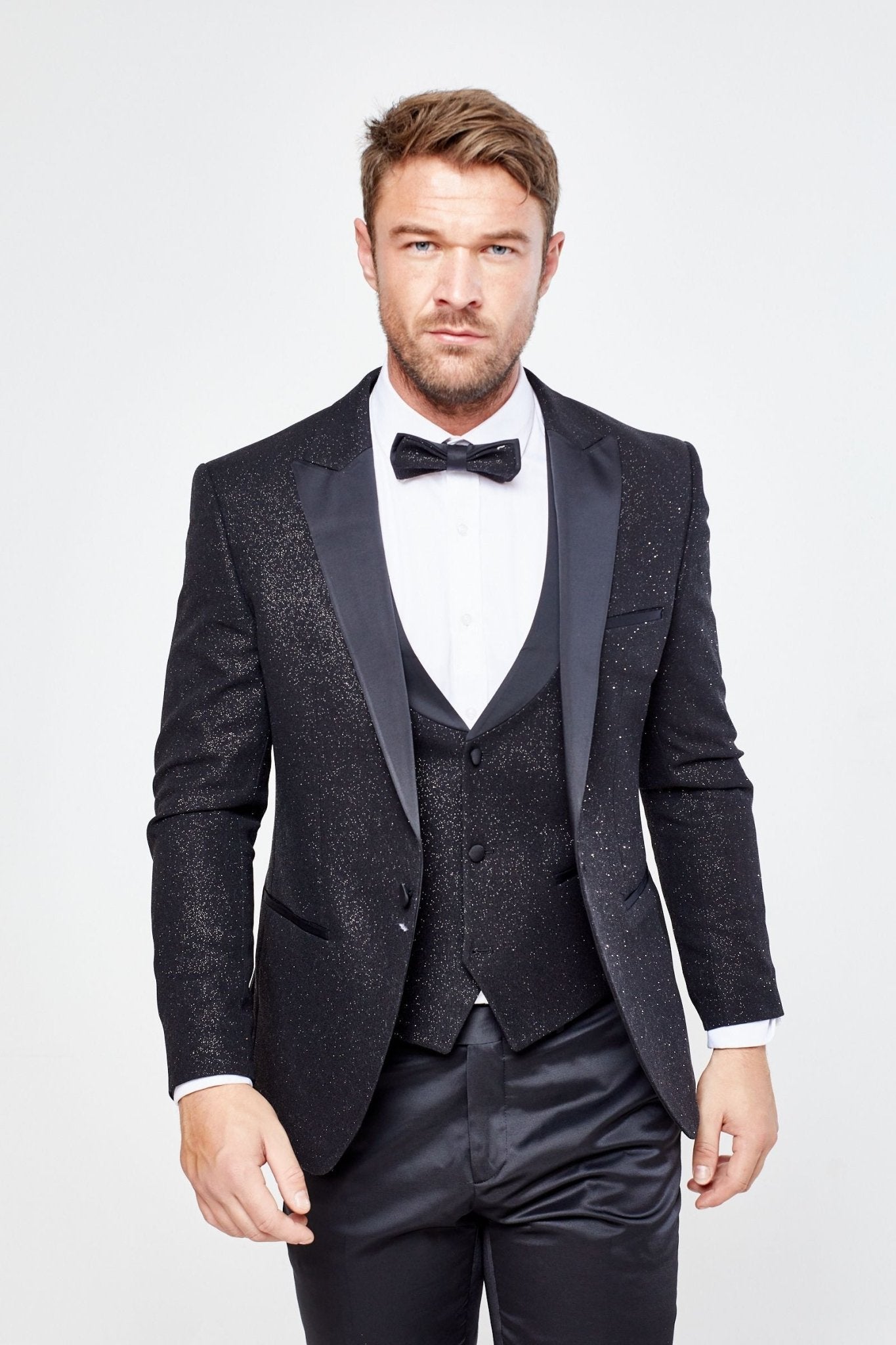 Santoro Milan's Three Piece Sparkle Tux