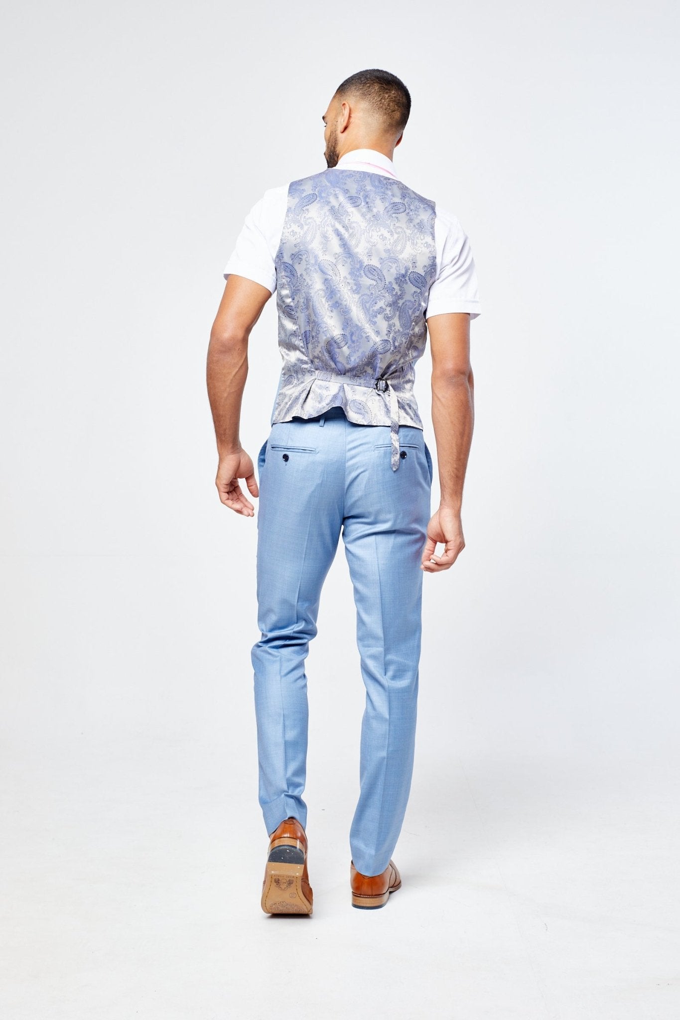 Charles Blue Three Piece Suit