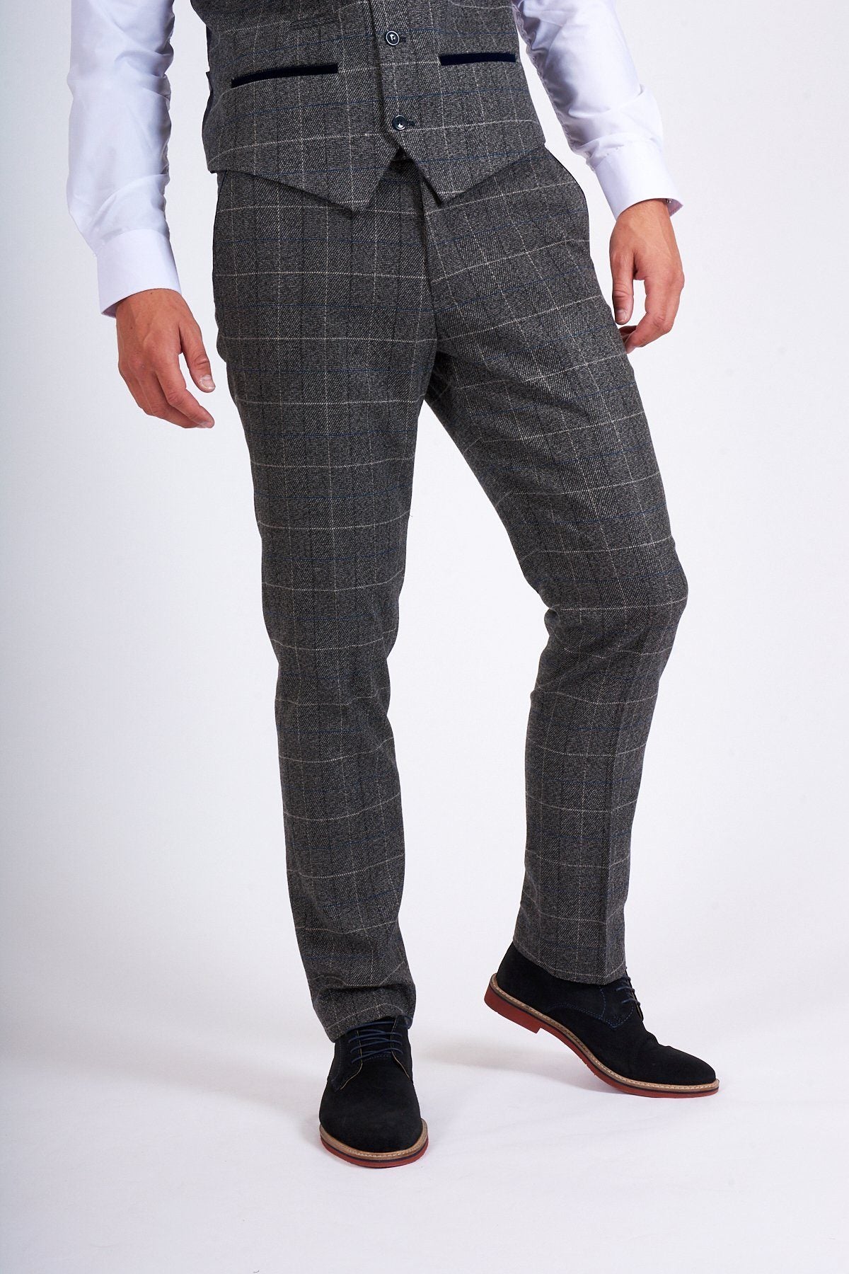 Marc Darcy Scott Tweed Trousers