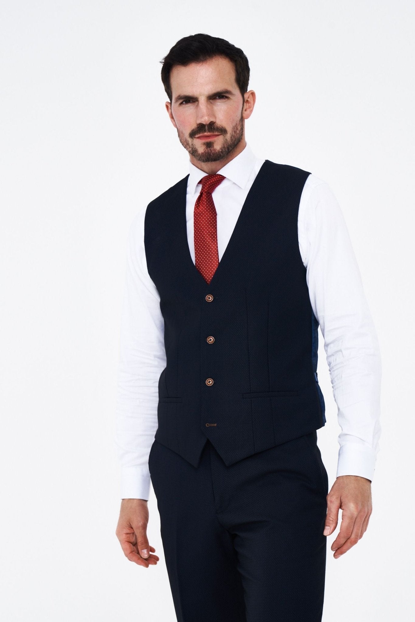 Marc Darcy Max Navy Three Piece Suit