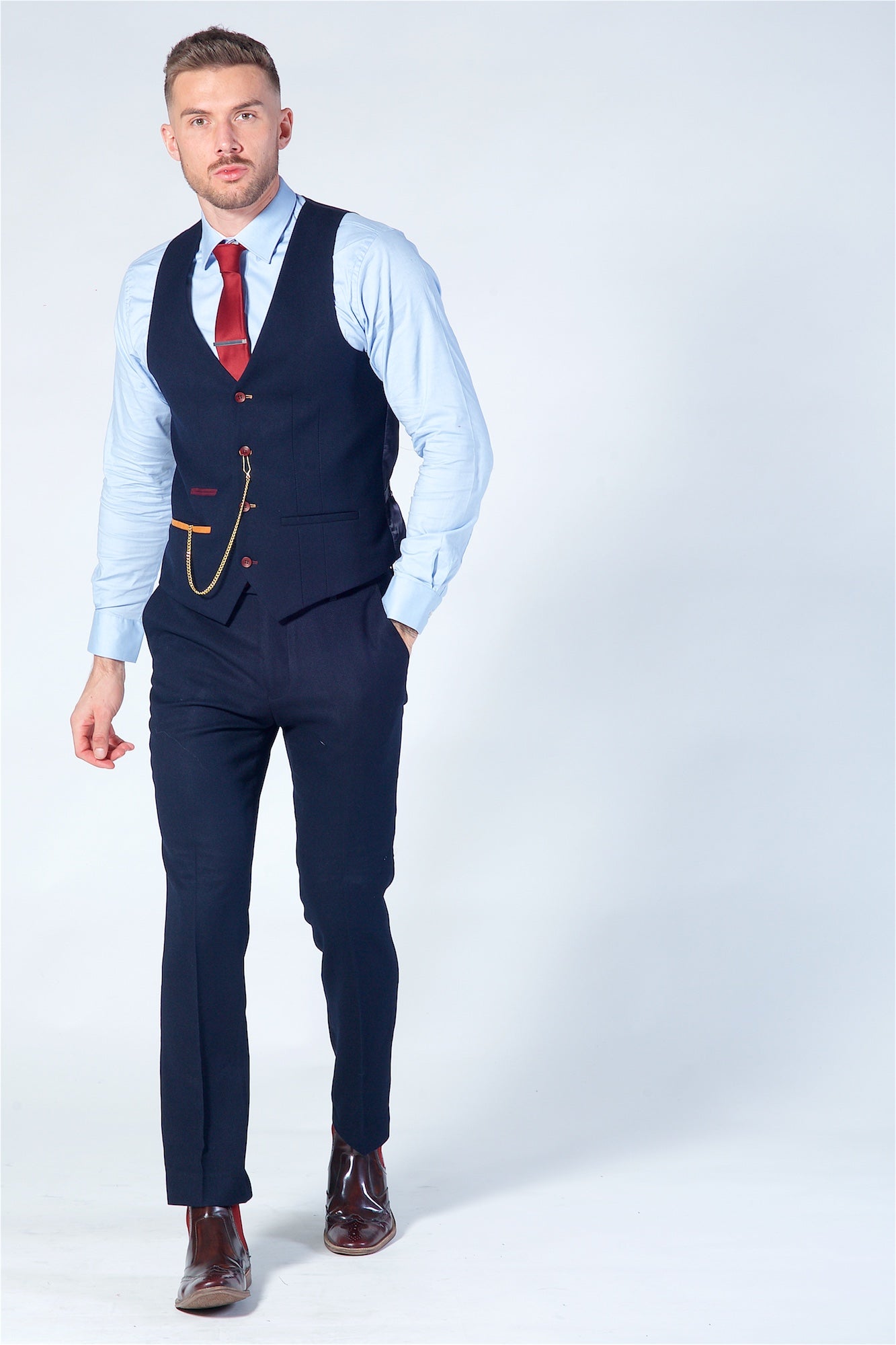 Marcy Darcy Jd4 navy waistcoat