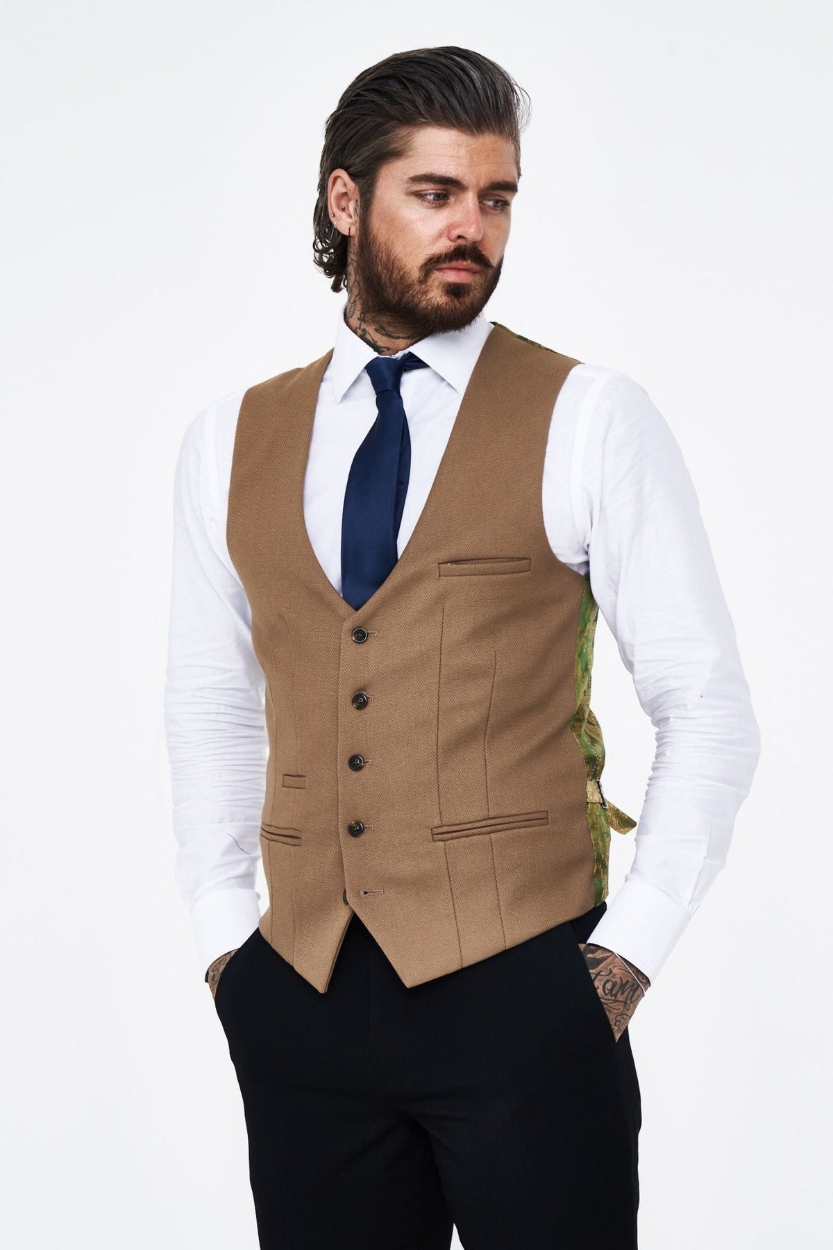 Kelvin Oak Single Breasted Waistcoat