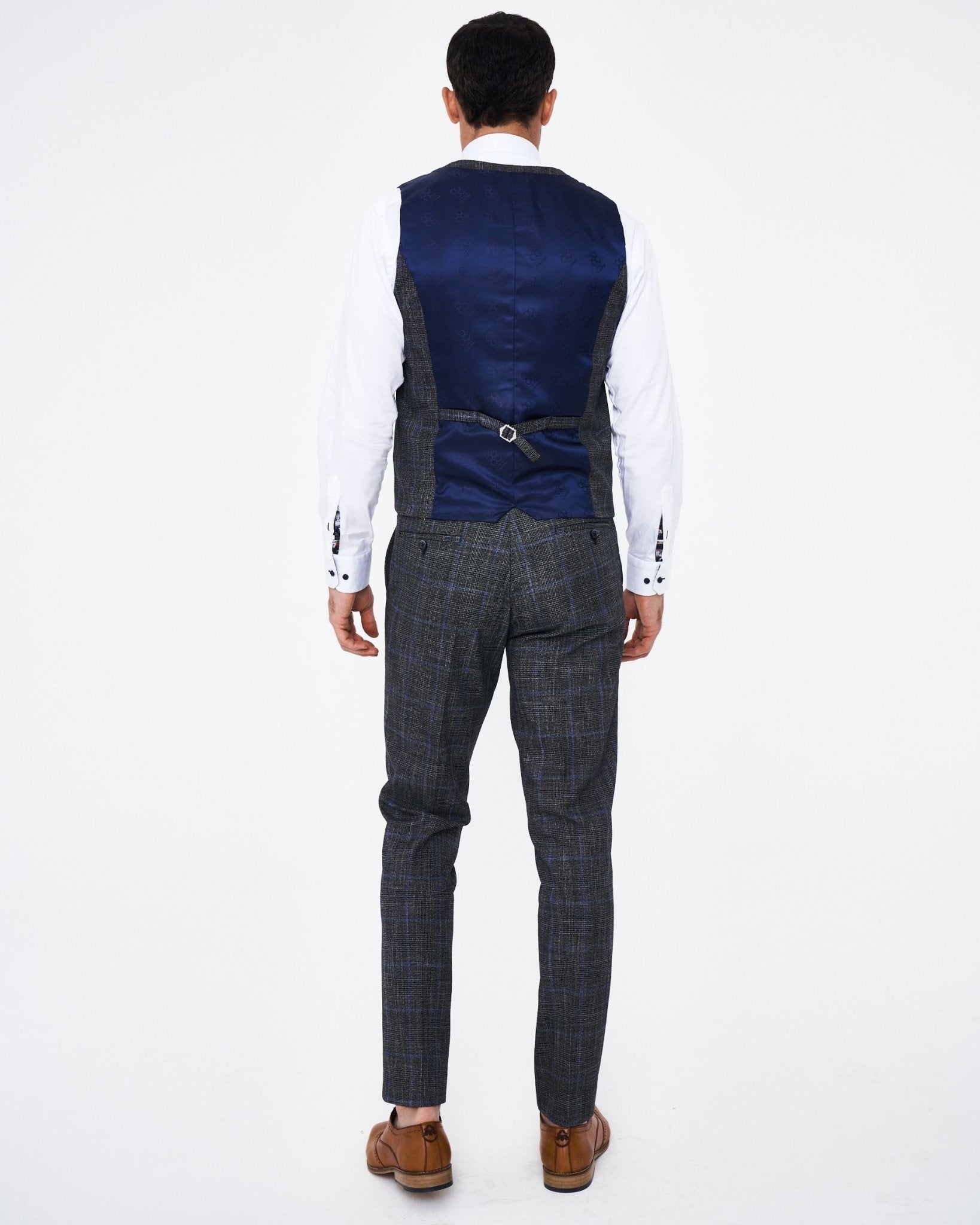 Power Grey Tweed waistcoat