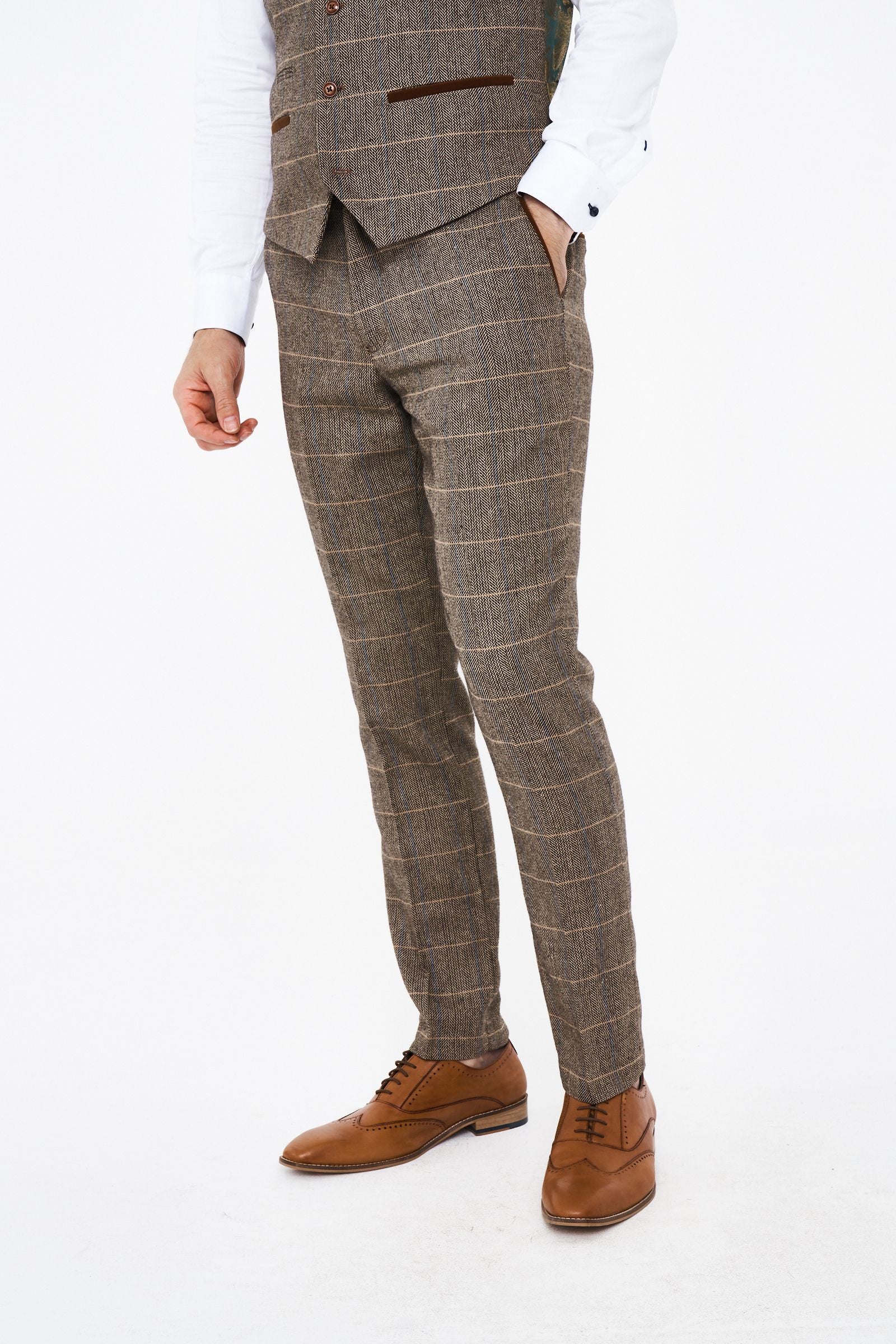 Marc Darcy Dx7 Tweed Trousers